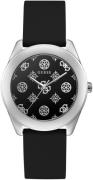 Guess Dameklokke GW0107L1 Sort/Gummi Ø40 mm