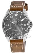 Hamilton Herreklokke H64715535 Khaki Aviation Sort/Lær Ø46 mm