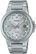 Casio Herreklokke MTP-E173D-7AVEF Collection Sølvfarget/Stål Ø41.5