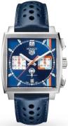 TAG Heuer Herreklokke CBL2115.FC6494 Monaco Flerfarget/Lær