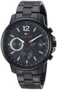 Tommy Hilfiger Herreklokke 1791529 Sort/Stål Ø43.8 mm