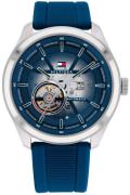 Tommy Hilfiger Herreklokke 1791885 Oliver Blå/Gummi Ø42 mm