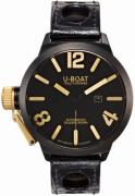 U-Boat Herreklokke 1216 Classico Sort/Lær Ø45 mm