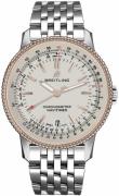 Breitling U17325211G1A1 Navitimer 01 Sølvfarget/Stål Ø38 mm