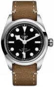 Tudor Dameklokke M79580-0002 Black Bay Sort/Lær Ø32 mm