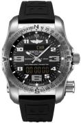 Breitling Herreklokke E76325221B1S1 Emergency Sort/Gummi Ø51 mm