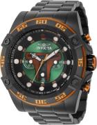 Invicta Herreklokke 40093 Star Wars Grønn/Stål Ø52 mm