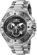 Invicta Herreklokke 43644 Excursion Sort/Stål Ø50 mm