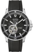 Bulova Herreklokke 96A288 Marine Star Sort/Plast Ø45 mm