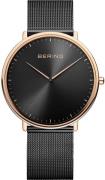 Bering 15739-166 Ultra Slim Sort/Stål Ø39 mm