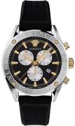 Versace Herreklokke VEHB00119 V Chrono Sort/Plast Ø45 mm