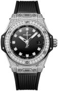 Hublot Dameklokke 485.SX.1270.RX.1604 Big Bang 33mm Sort/Gummi Ø33 mm