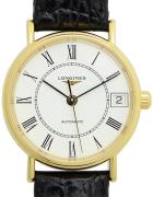 Longines Dameklokke L4.322.2.11.2 Presences Hvit/Lær Ø30 mm