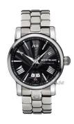 Montblanc Herreklokke 102340 Star Sort/Stål Ø42 mm