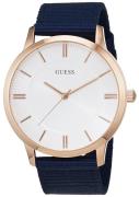 Guess Herreklokke W0795G1 Escrow Hvit/Tekstil Ø44 mm