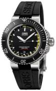 Oris Herreklokke 01 733 7675 4154-Set RS Diving Sort/Gummi Ø46 mm