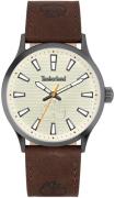 Timberland Herreklokke TDWGA2152004 Trumbull Beige/Lær Ø45 mm