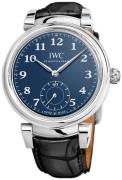 IWC Herreklokke IW358102 Da Vinci Blå/Lær Ø40 mm