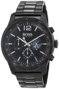 Hugo Boss Herreklokke 1513528 Chronograph Sort/Stål Ø42 mm