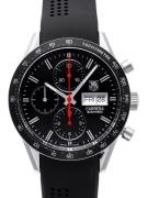 TAG Heuer Herreklokke CV201AH.FT6014 Carrera Calibre 16 Sort/Gummi