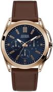 Guess Herreklokke W1217G2 Sort/Lær Ø44 mm