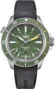 Traser H3 Herreklokke 110326 P67 Diver Automatik Grønn/Gummi Ø46 mm