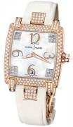 Ulysse Nardin Dameklokke 136-91AC-601 Ladies Caprice Hvit/Tekstil