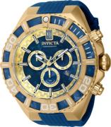 Invicta Herreklokke 40214 Jason Taylor Blå/Stål Ø60 mm