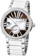 Ulysse Nardin Dameklokke 243-10B-7-30-05 Ladies Executive Brun/Stål