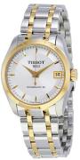 Tissot Dameklokke T035.207.22.031.00 Couturier Sølvfarget/Gulltonet