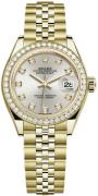 Rolex Dameklokke 279138RBR-0020 Lady-Datejust 28 Sølvfarget/18 karat