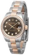 Rolex Dameklokke 279381RBR-0004 Lady-Datejust 28 Brun/18 karat rosé