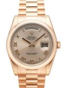 Rolex Herreklokke 118205F-0013 Day-Date 36 Champagnefarget/18 karat