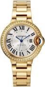 Cartier Dameklokke WJBB0069 Ballon Bleu De Sølvfarget/18 karat gult