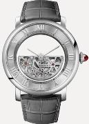 Cartier Herreklokke WHRO0082 Rotonde de Skjelettkuttet/Lær Ø43.5 mm