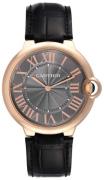 Cartier Herreklokke W6920089 Ballon Blue Grå/Lær Ø40 mm