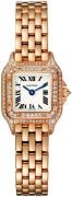 Cartier Dameklokke WJPN0020 Panthere De Hvit/18 karat rosé gull