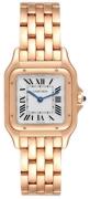 Cartier Dameklokke WGPN0007 Panthere De Sølvfarget/18 karat rosé