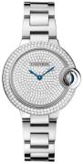 Cartier Dameklokke WE902048 Ballon Blue Diamantsmykket/18 karat hvitt