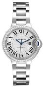 Cartier Dameklokke W4BB0016 Ballon Blue Sølvfarget/Stål Ø33 mm