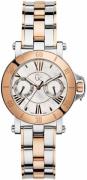 Guess Dameklokke X74002L1S Sport Chic Hvit/Rose-gulltonet stål Ø37