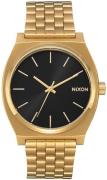 Nixon The Time Teller A045-2042-00 Sort/Gulltonet stål Ø37 mm