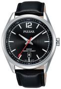 Pulsar Dress Herreklokke PS9519X1 Sort/Lær Ø42 mm