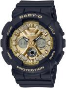 Casio Baby-G Dameklokke BA-130-1A3ER Gulltonet/Resinplast Ø44 mm