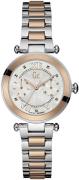 Guess 99999 Dameklokke Y06002L1 Hvit/Rose-gulltonet stål Ø32 mm