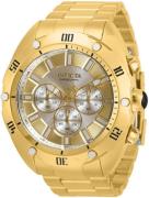 Invicta 99999 Herreklokke 33739 Flerfarget/Gulltonet stål Ø50 mm