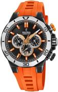 Festina 99999 Herreklokke F20450-2 Sort/Gummi Ø44 mm