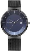 Bering Solar Herreklokke 14639-227 Blå/Stål Ø39 mm