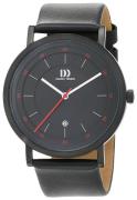 Danish Design Classic Herreklokke 3314527 Sort/Lær Ø42 mm