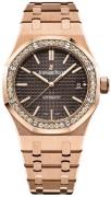 Audemars Piguet Royal Oak Dameklokke 15451OR.ZZ.1256OR.04 Brun/18